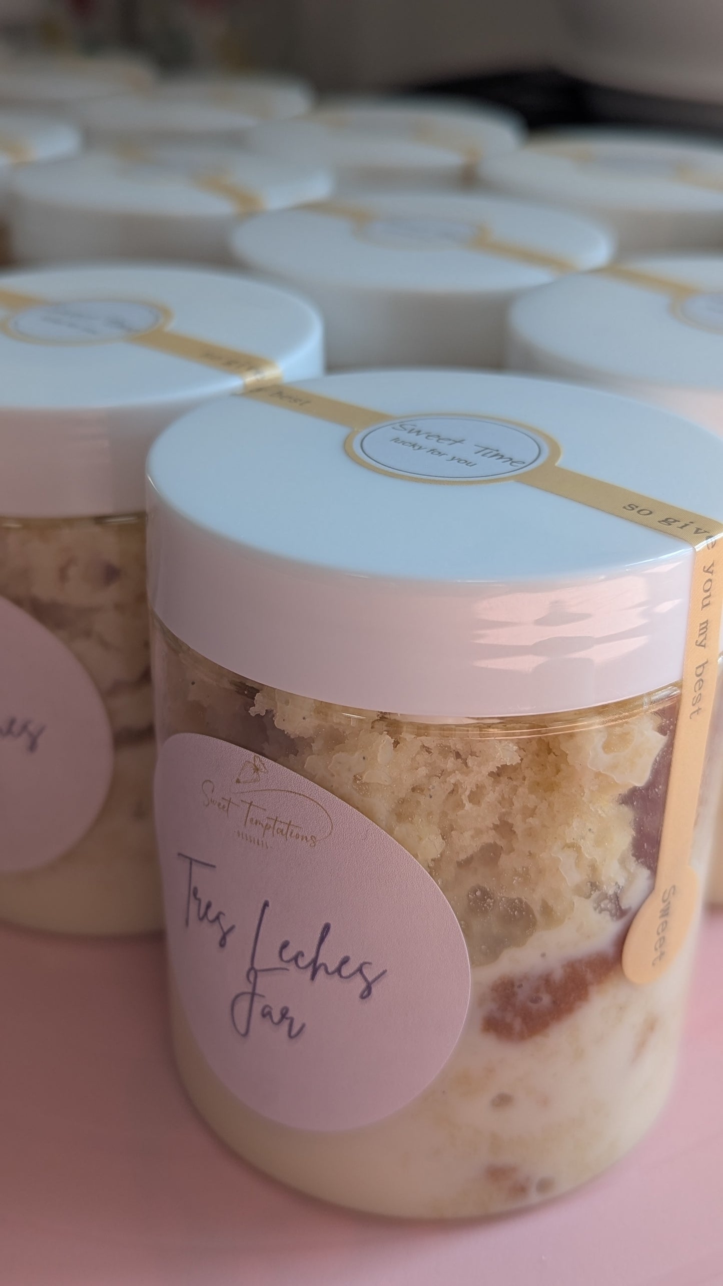 Tres Leches Cake Jars